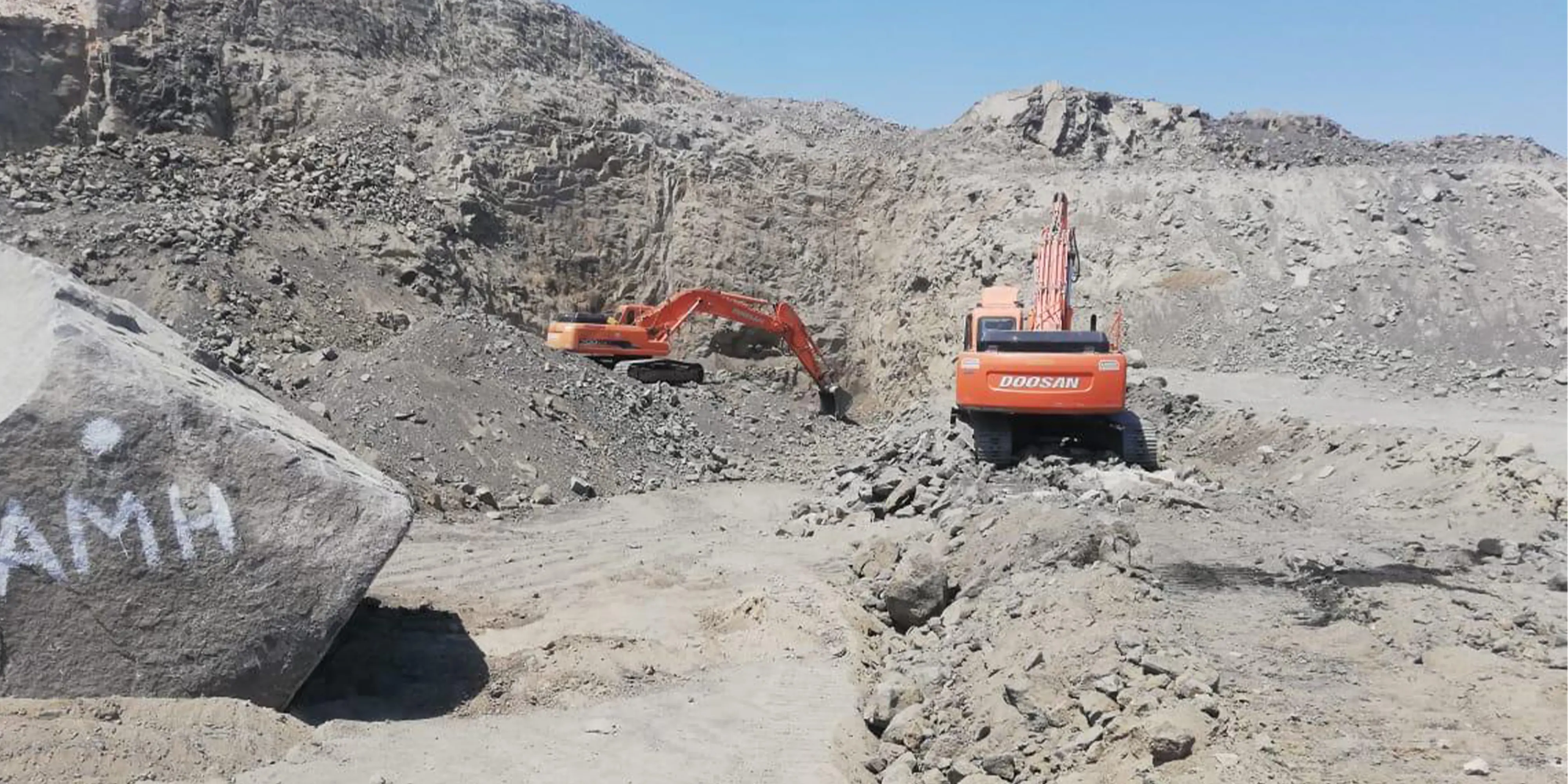 Exploitation, production et aménagement de la carrière de granit de la région d'Al-Quseir